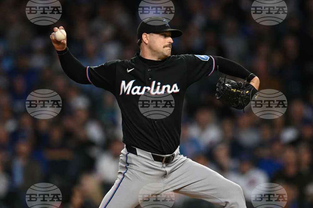 Marlins Cubs Baseball