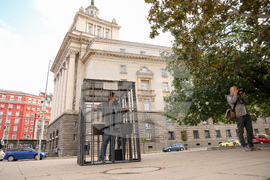 Протестна акция „Седмици в клетка“ - организация „Невидими животни“