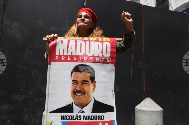 APTOPIX Venezuela UN Rally