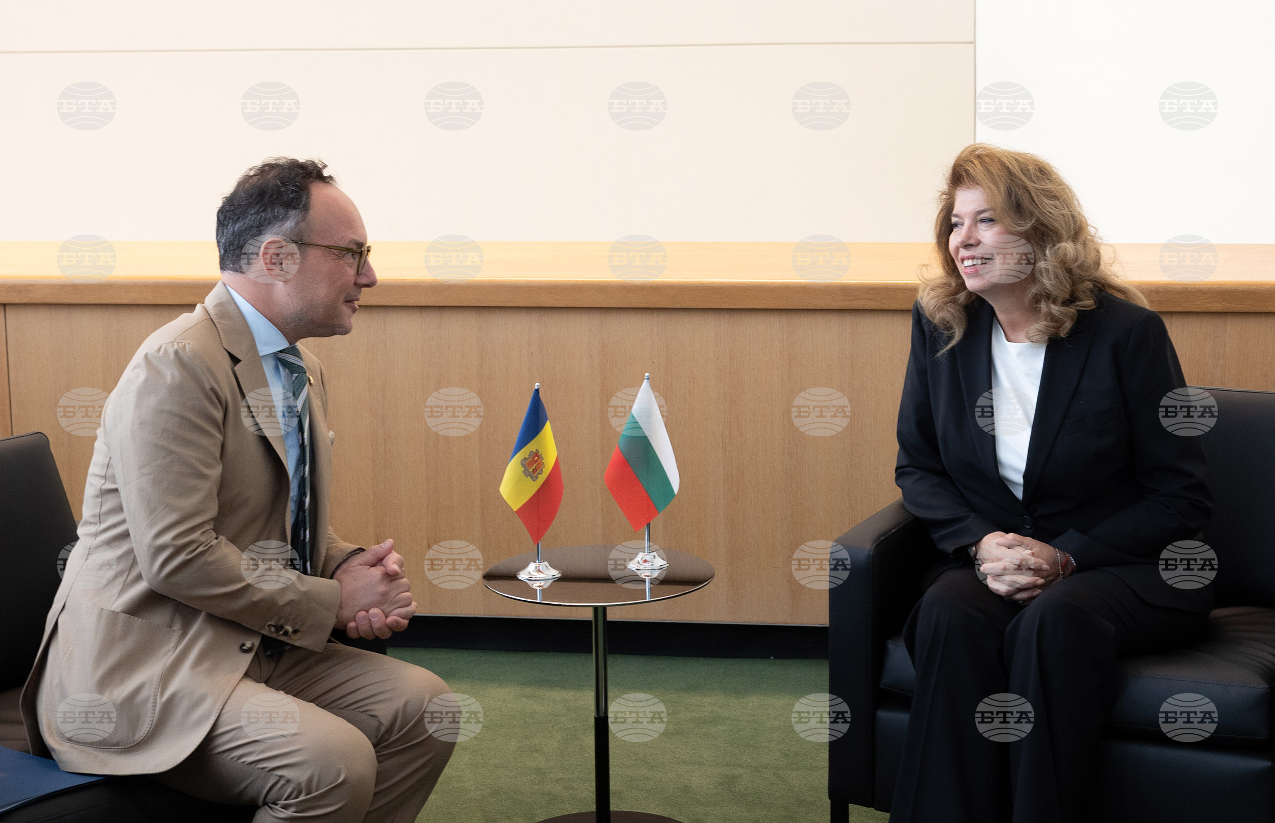 Президентът Илияна Йотова обсъди с премиера на Андора засилване на сътрудничеството в областта на туризма