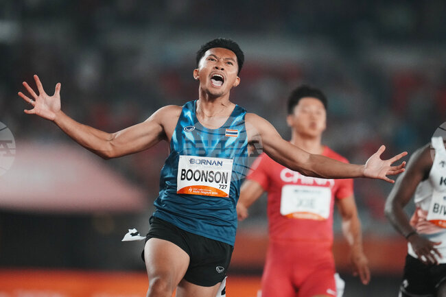 APTOPIX Asian Games Athletics