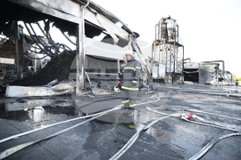 Бяла - пожар - производствена база