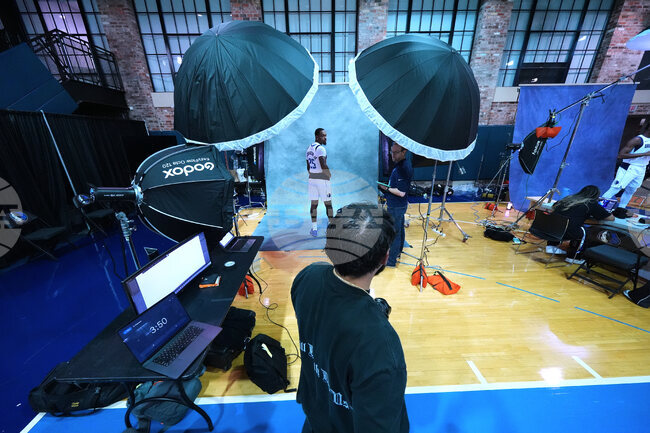 Mavericks Media Day Basketball