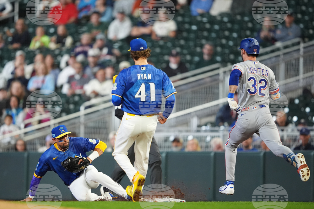 Rangers Twins Baseball