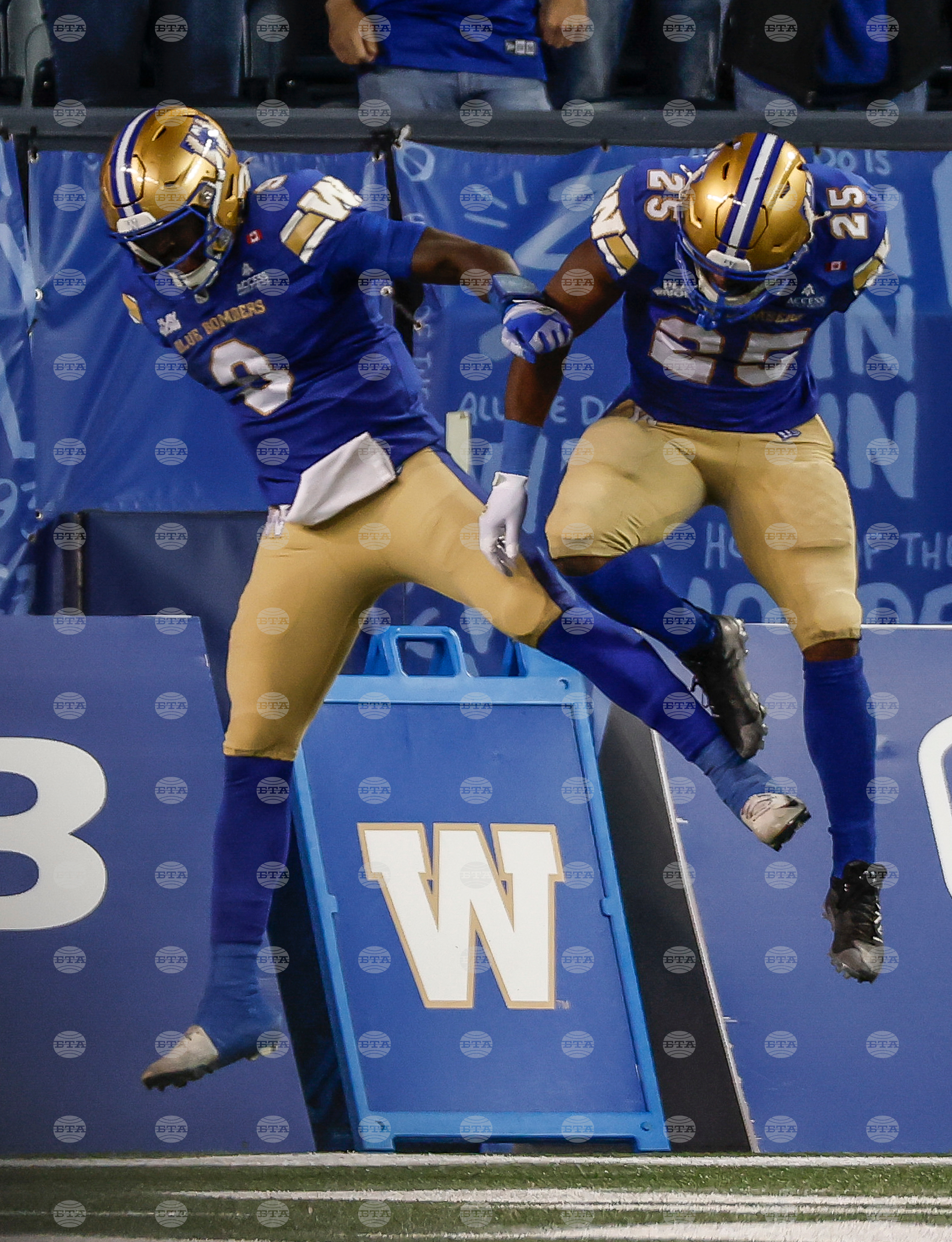 CFL Argonauts Blue Bombers Football