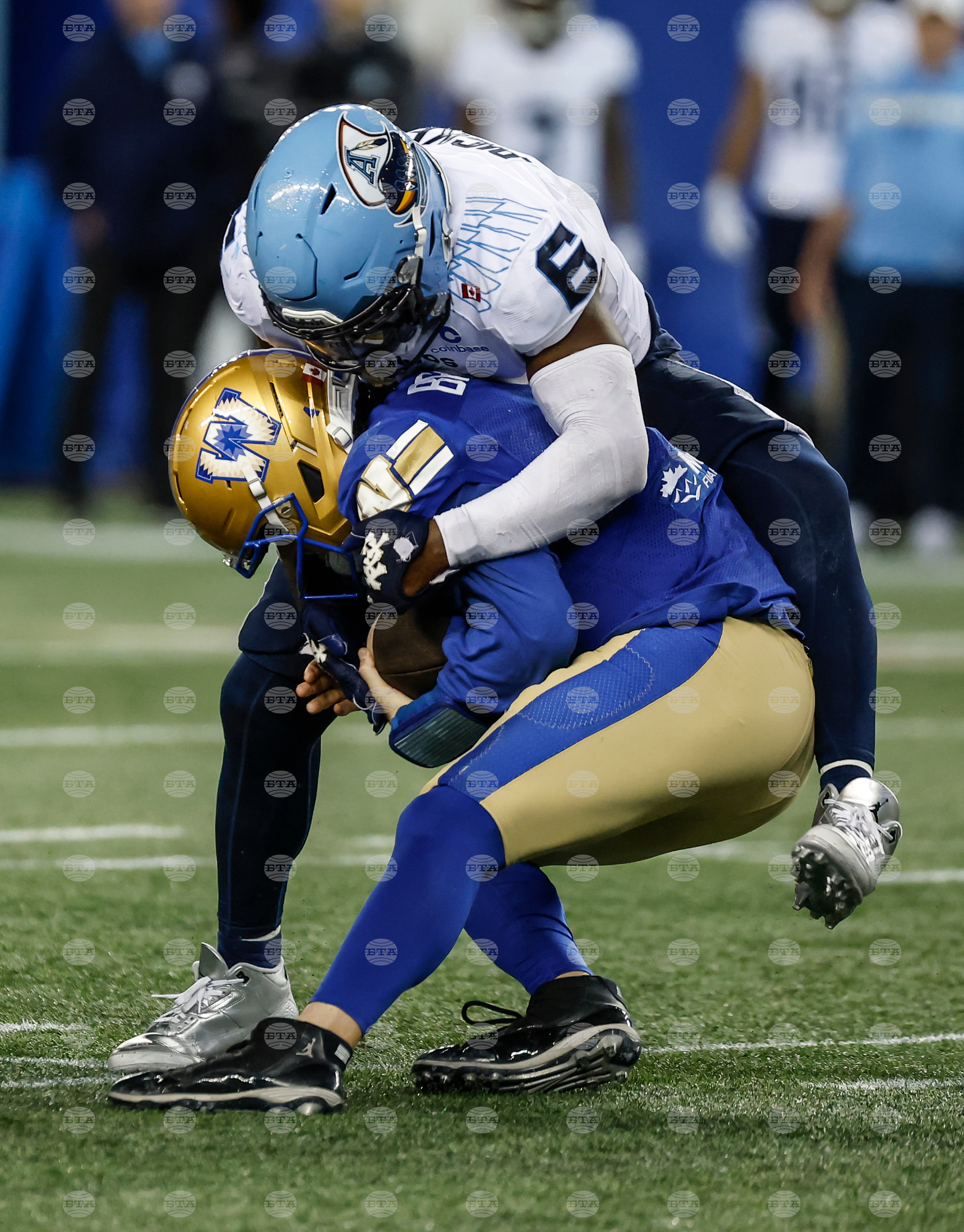 CFL Argonauts Blue Bombers Football