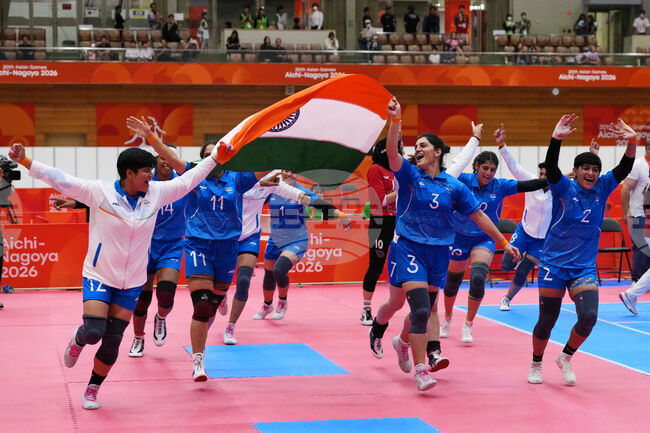 APTOPIX Asian Games Kabaddi