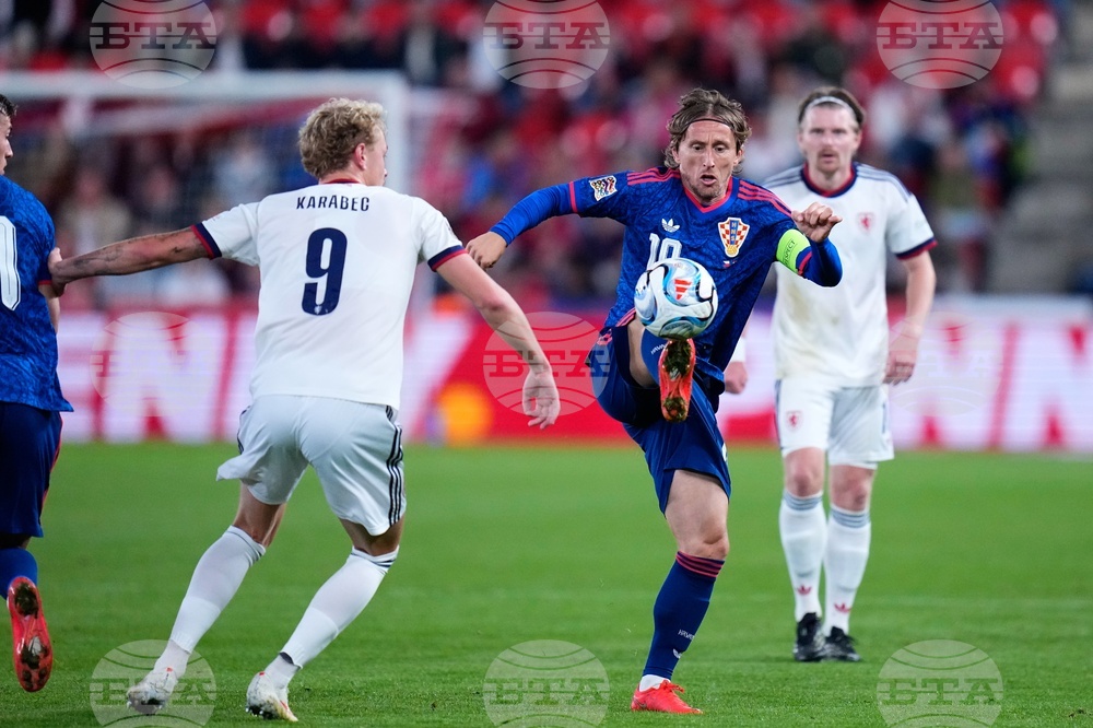 Czechia Croatia Nations League Soccer