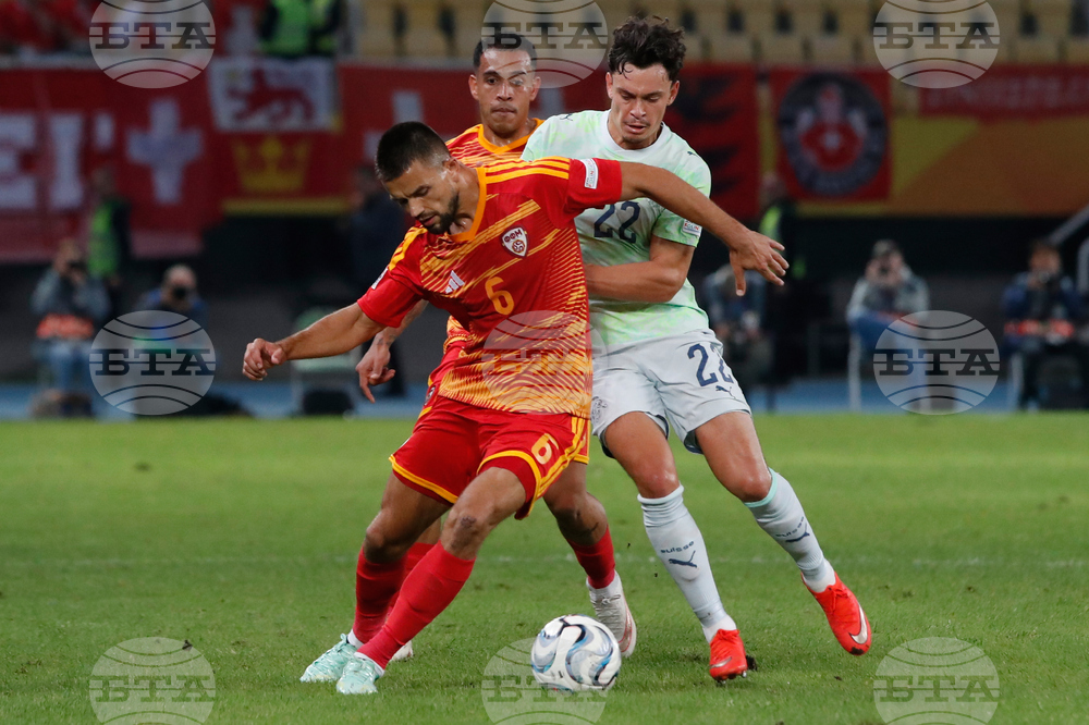 North Macedonia Switzerland Nations League Soccer