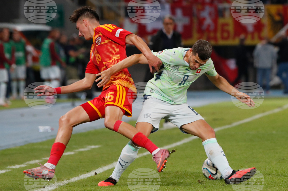 North Macedonia Switzerland Nations League Soccer