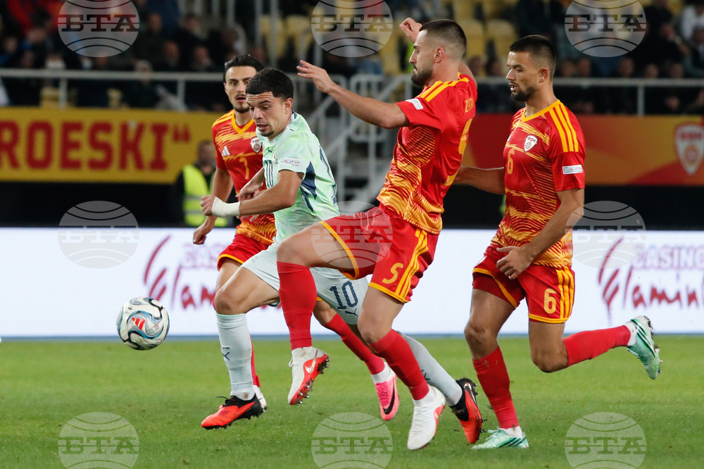 North Macedonia Switzerland Nations League Soccer