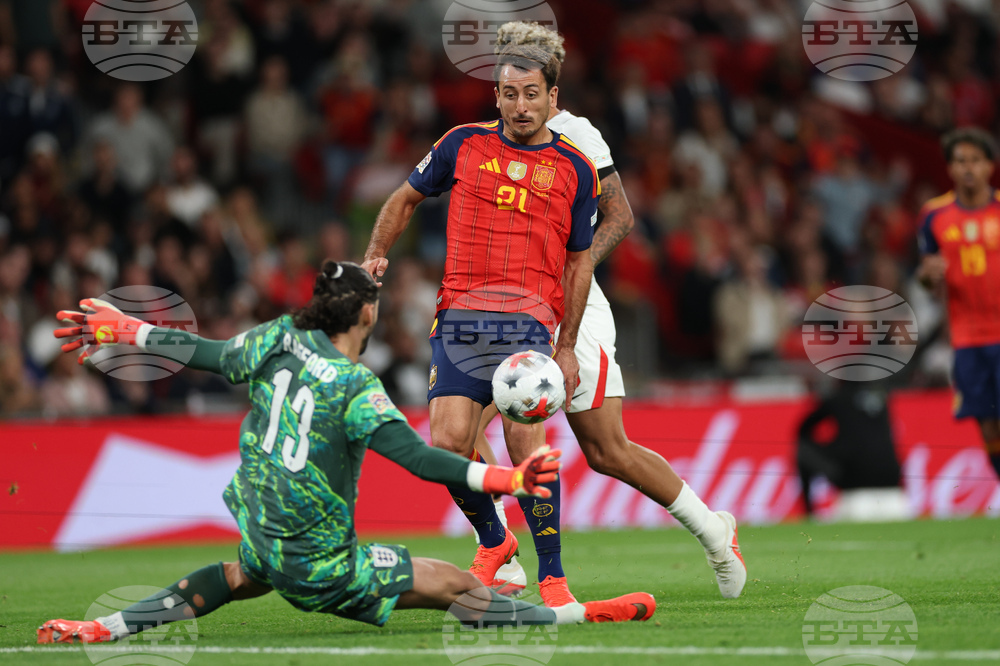 APTOPIX England Spain Nations League Soccer