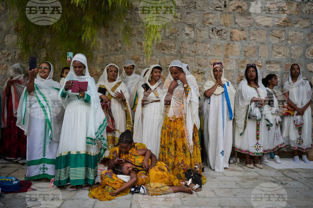 APTOPIX Israel Ethiopia Meskel Holiday