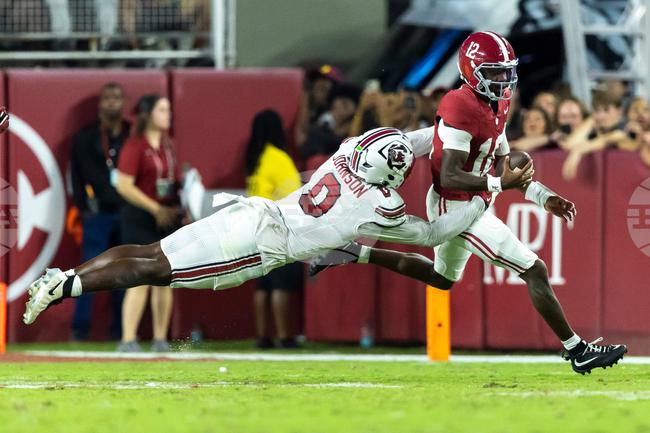 APTOPIX South Carolina Alabama Football