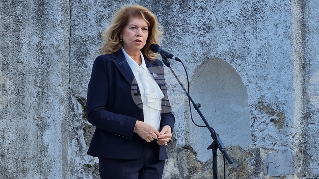 Presidential Candidate Iotova Launches Campaign at Great Preslav Historical and Archaeological Reserve