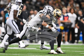 Raiders Saints Football