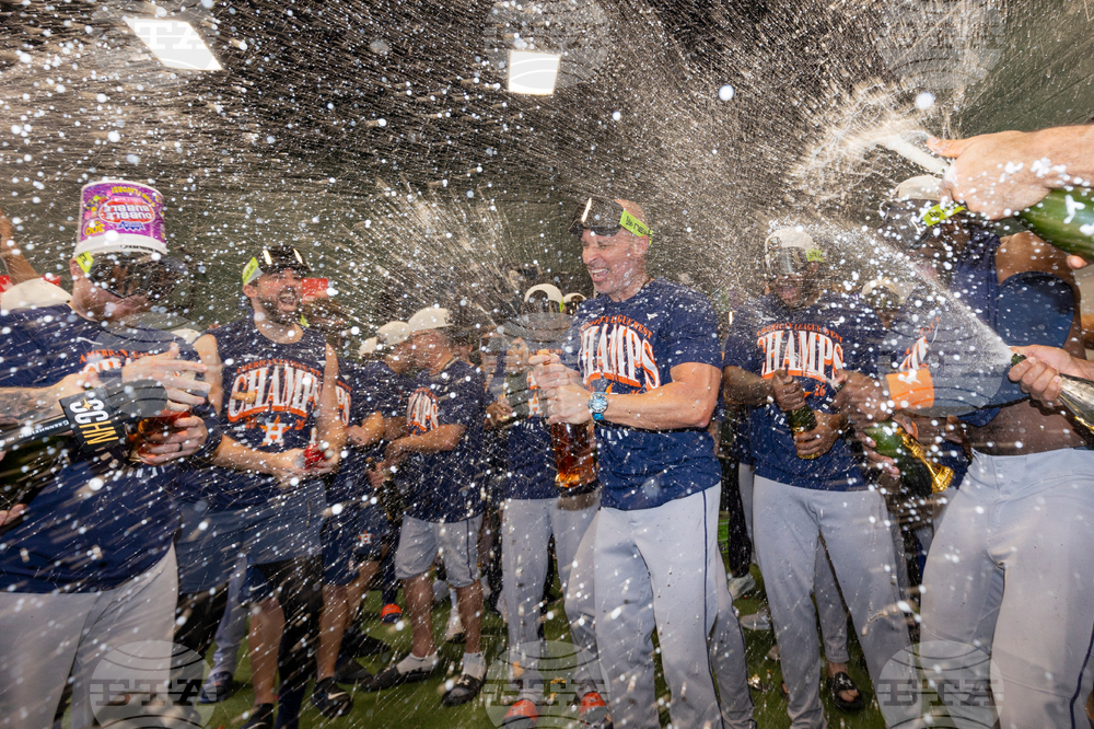 APTOPIX Astros Athletics Baseball