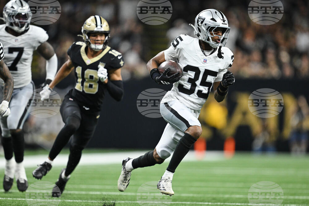 Raiders Saints Football