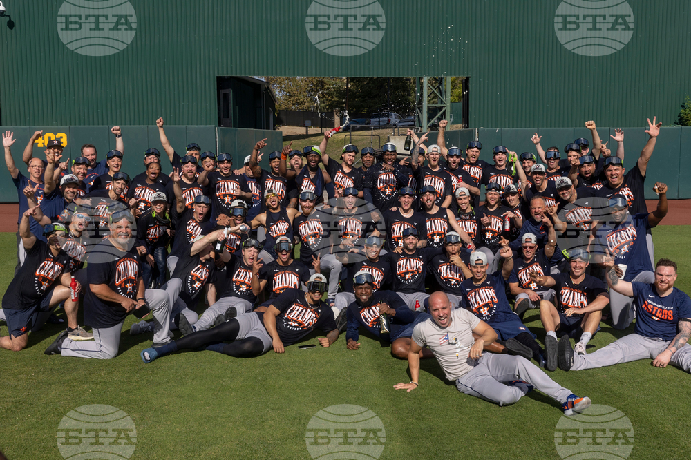 APTOPIX Astros Athletics Baseball