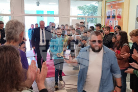 Русе - Радослав Росенов - посрещане