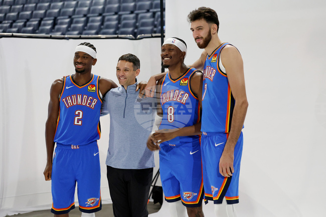 Thunder Media Day Basketball