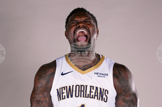 Pelicans Media Day Basketball