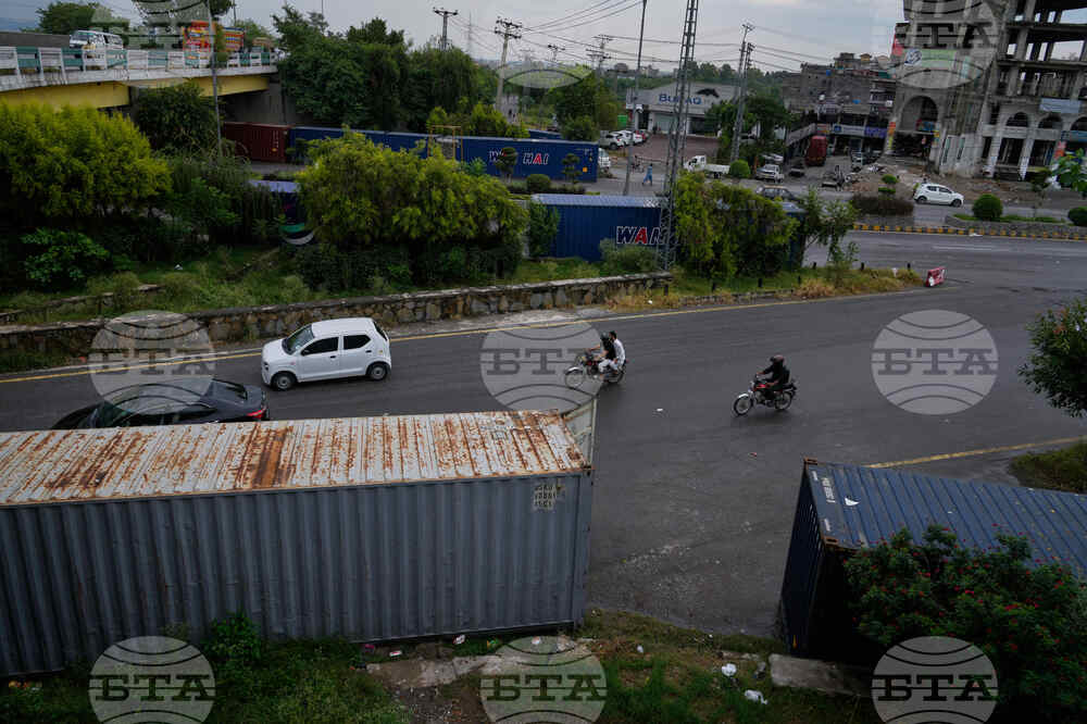 Pakistan Protests Containers