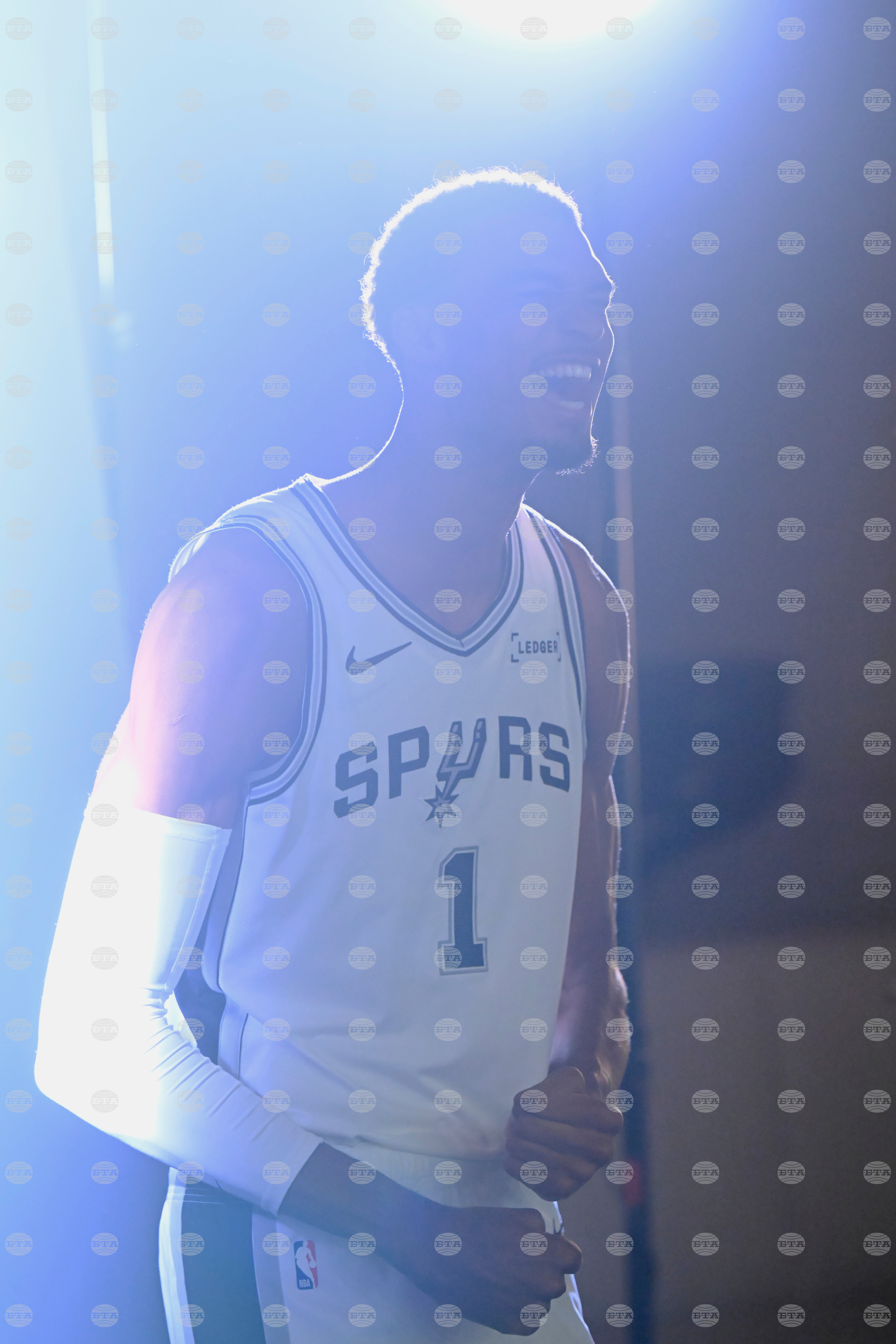 Spurs Media Day Basketball