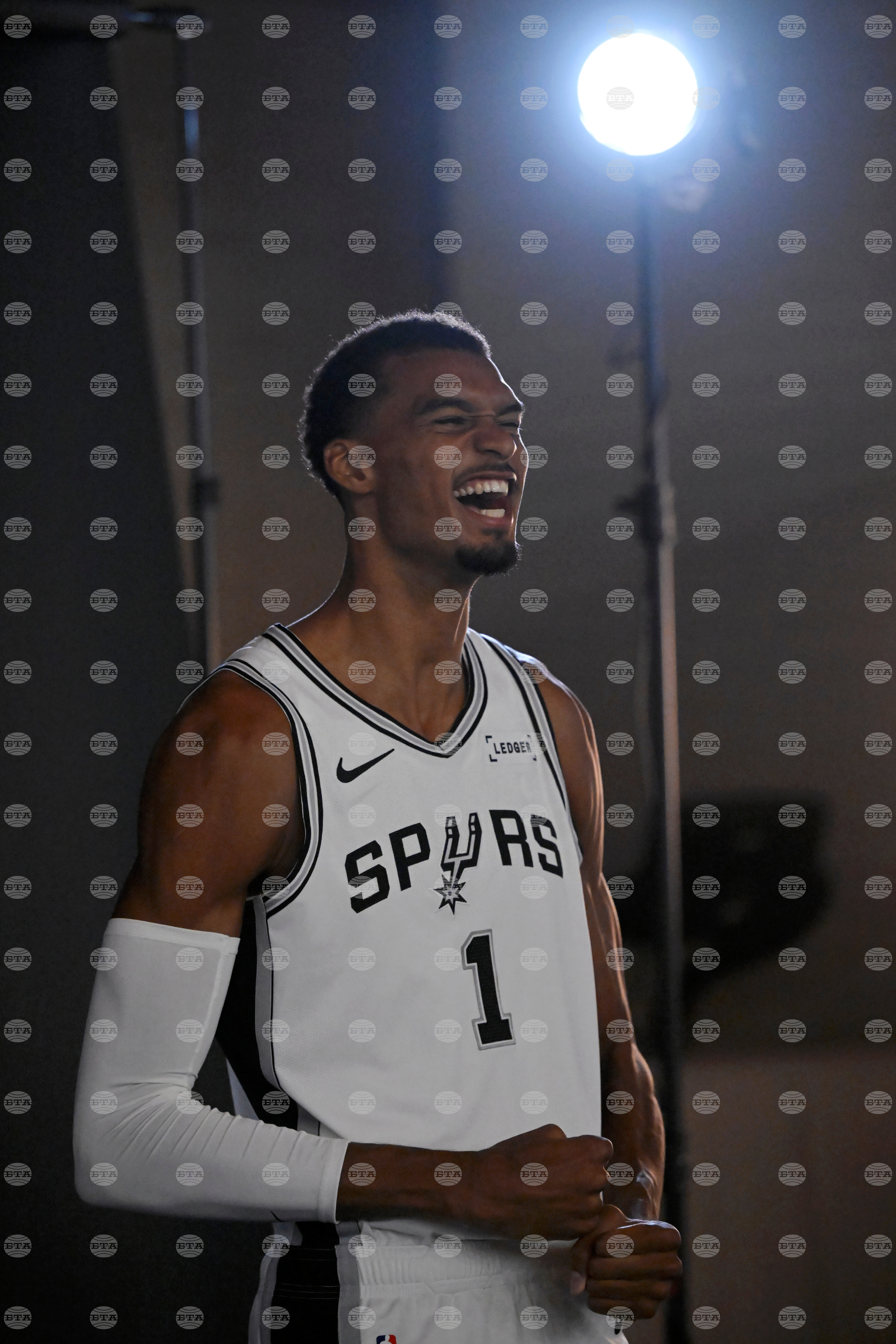 Spurs Media Day Basketball