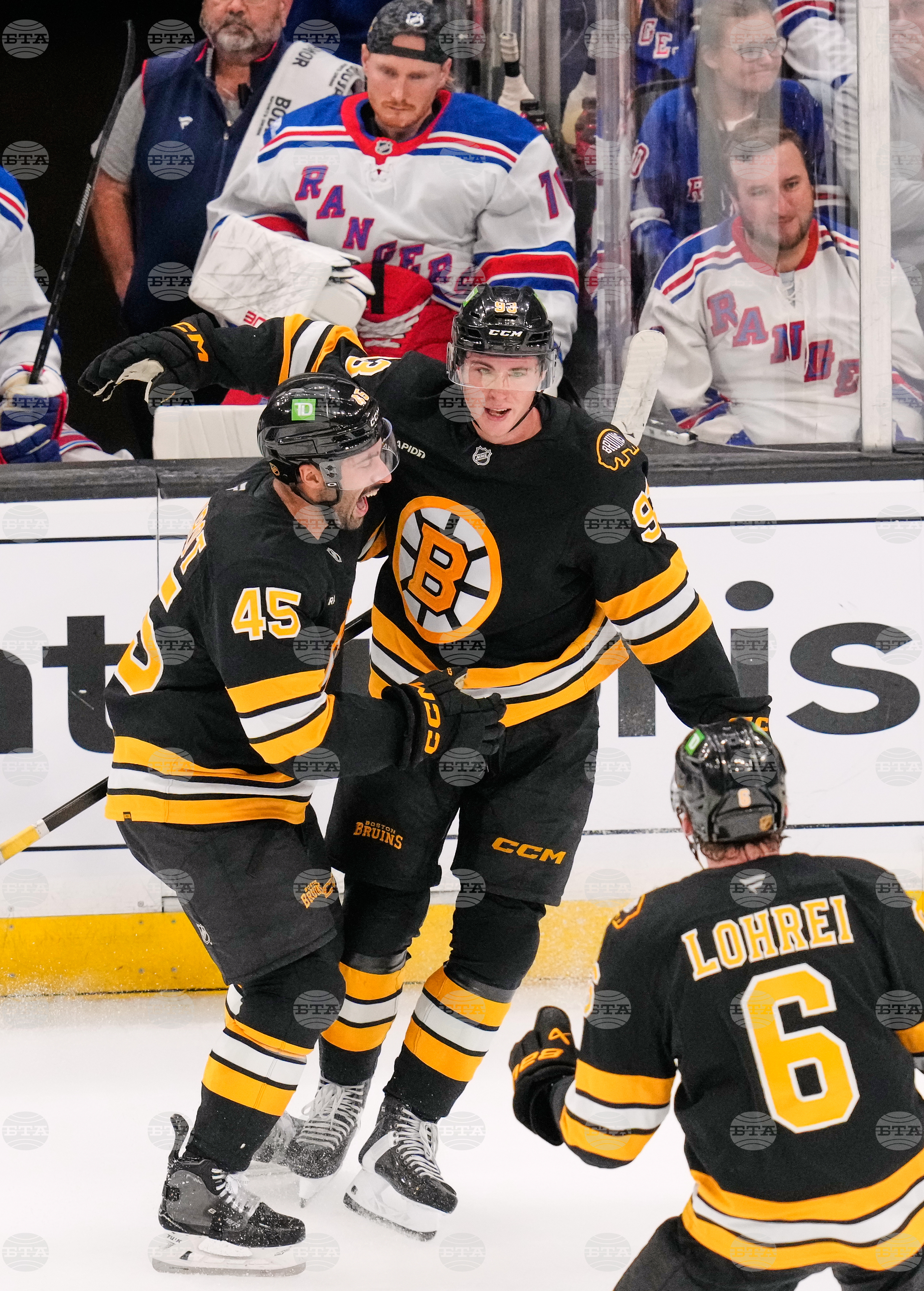 Rangers Bruins Hockey