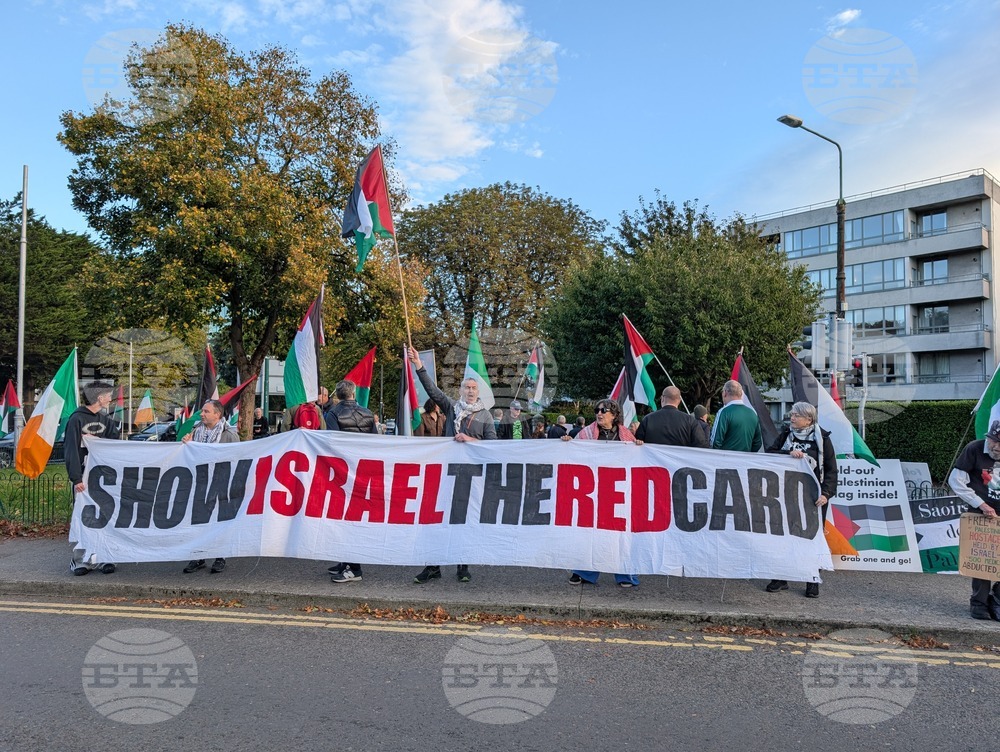 Ireland Israel Protests Soccer