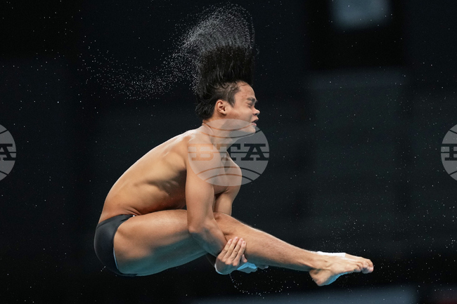 APTOPIX Asian Games Diving