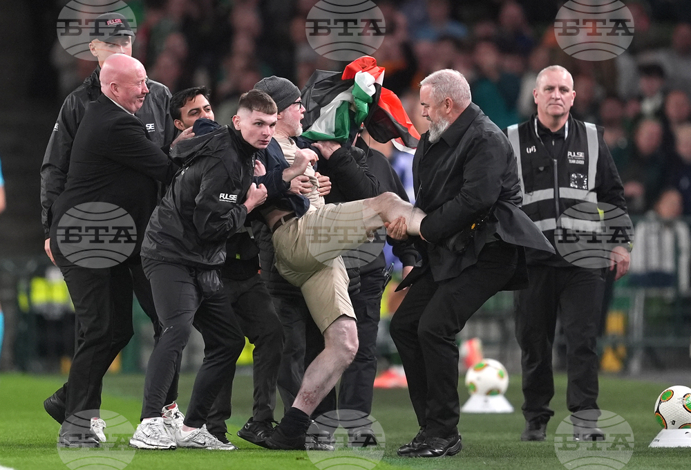 Ireland Israel Protests Soccer