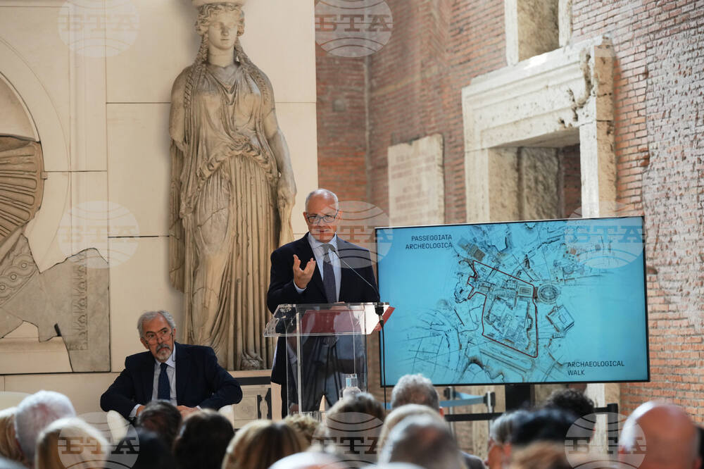 Italy Rome Archaeological Plan