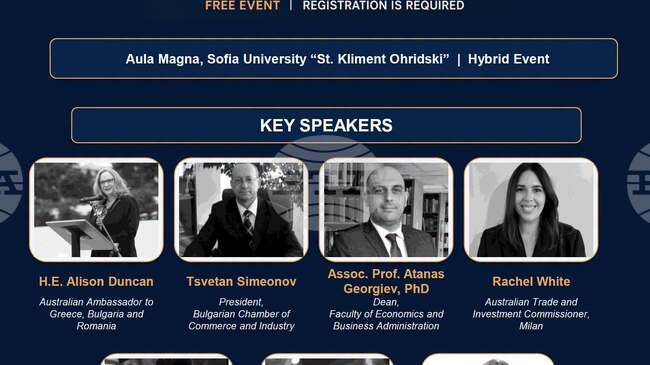 Bulgarian, Australian Businesses to Discuss EU–Australia Free Trade Agreement in Sofia