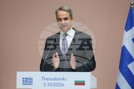 Гърция - Солун - Официална церемония по предаване тленните останки на цар Самуил на Република България