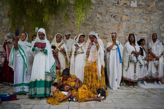 APTOPIX Israel Ethiopia Meskel Holiday