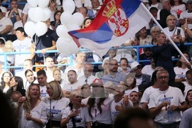 Сърбия - Белград - митинг