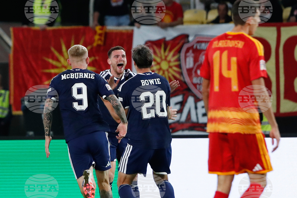 North Macedonia Scotland Nations League Soccer