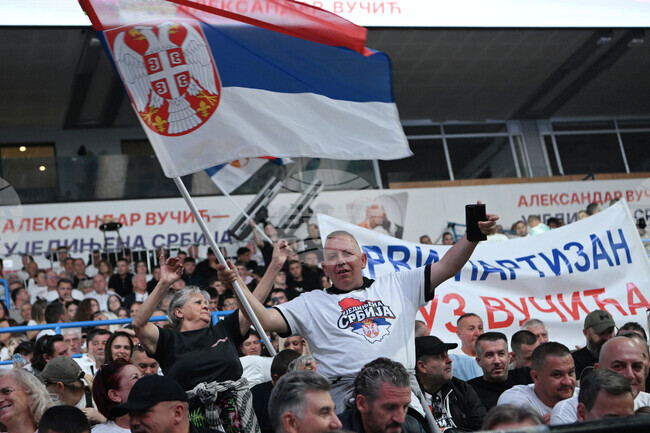 Serbia Election Rally