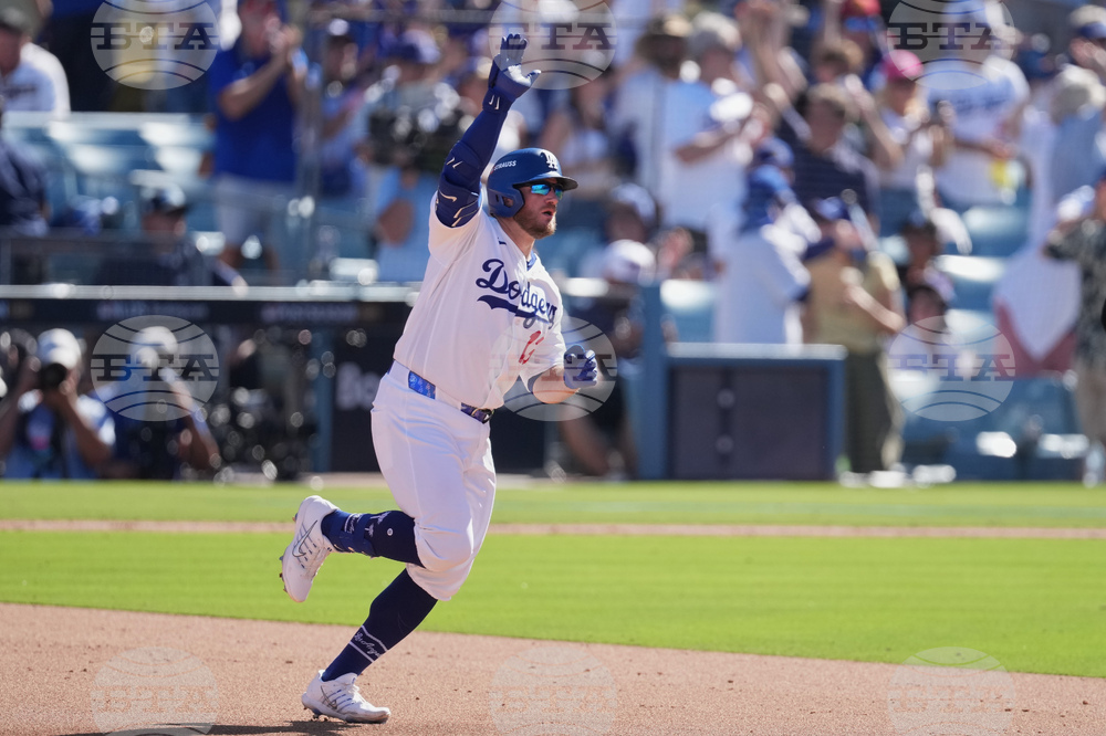 Braves Dodgers Baseball
