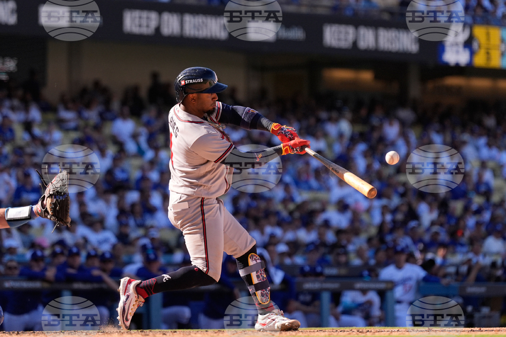 Braves Dodgers Baseball