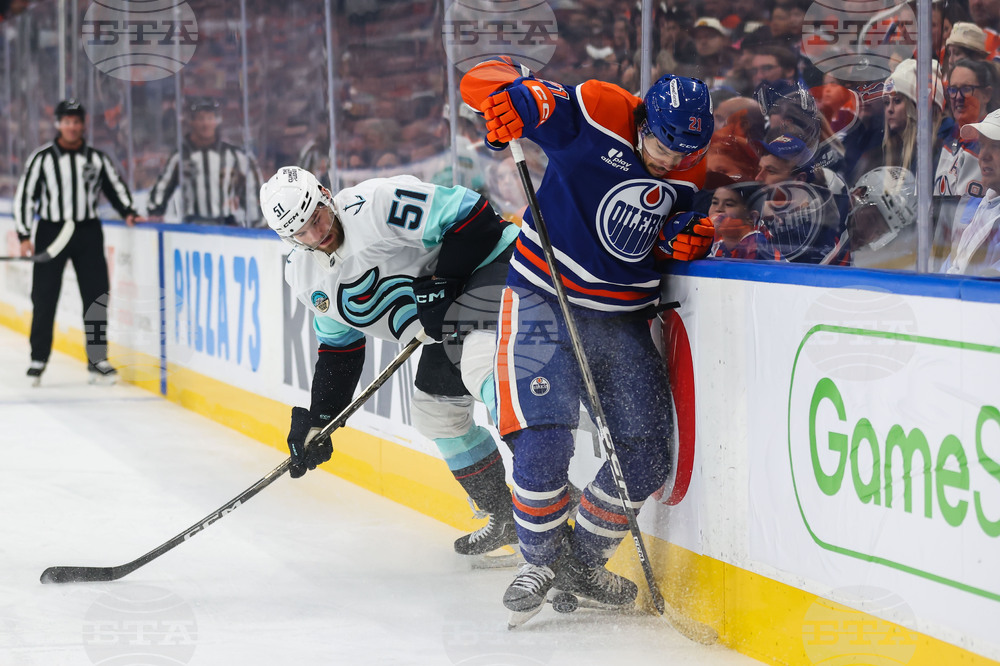 Kraken Oilers Hockey