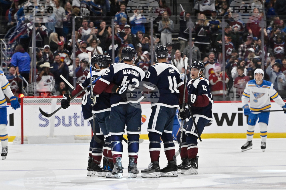 Blues Avalanche Hockey