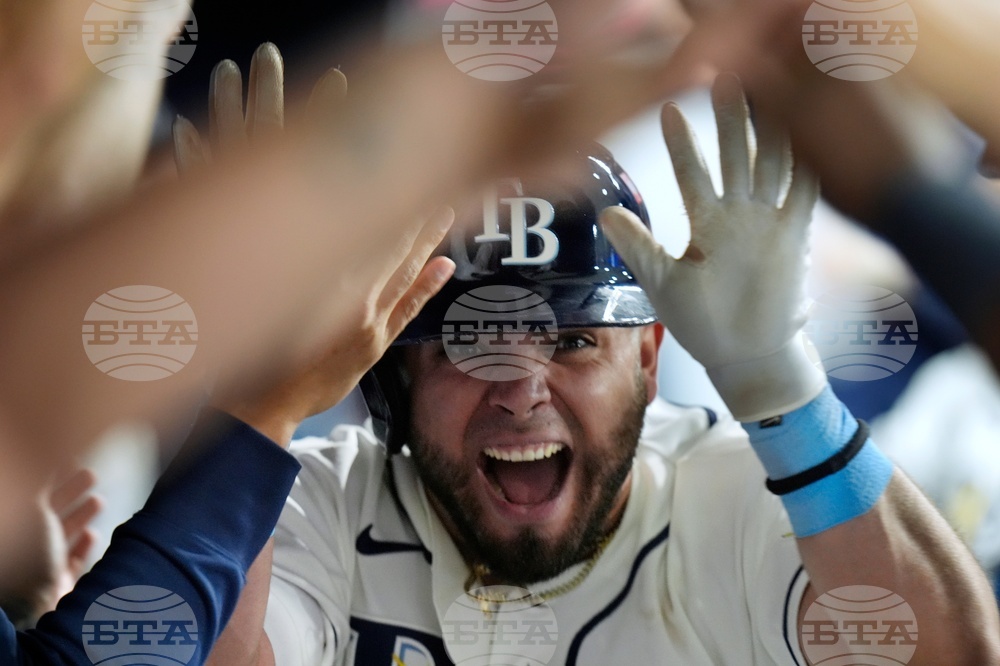 APTOPIX ALDS Yankees Rays Baseball