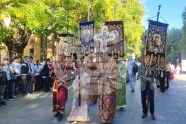 Стара Загора - Честната глава на св. Климент Охридски - посрещане