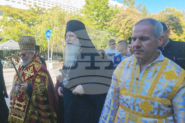 Стара Загора - Честната глава на св. Климент Охридски - посрещане