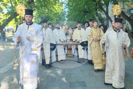 Стара Загора - Честната глава на св. Климент Охридски - посрещане