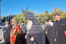 Стара Загора - Честната глава на св. Климент Охридски - посрещане