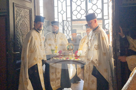 Стара Загора - Честната глава на св. Климент Охридски - посрещане